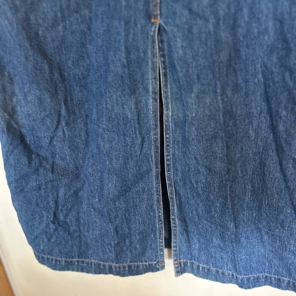 Vintage Bill Blass Jeans  Denim Lace-Up Women's Skirt Size 10 - Picture 5 of 13